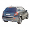 Защита порогов «Труба с проступью» (d76) для Opel Antara (2006-2011)(Окрашенное) купить недорого с доставкой в Канск