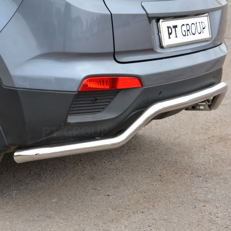 Защита заднего бампера d51мм "Волна" (НПС) HYUNDAI Creta (2016-2020 г.в.) купить недорого с доставкой в Канск