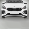 Бампер передний "Kudos Romb" для Kia Rio (2017-2020) купить недорого с доставкой в Канск