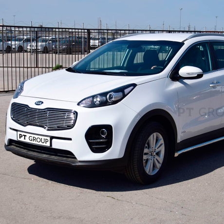 Накладка на решетку радиатора O10мм (НПС) KIA Sportage (2016-н.в.) купить недорого с доставкой в Канск