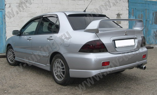 Спойлер средний стиль "EVO" var №2 для Mitsubishi Lancer IX (2003-2009) купить недорого с доставкой в Канск