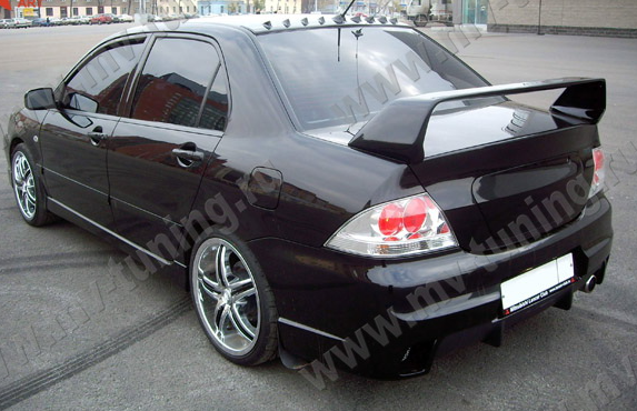 Спойлер средний стиль "EVO" var №2 для Mitsubishi Lancer IX (2003-2009) купить недорого с доставкой в Канск