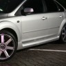 Накладки на пороги "ST" для Ford Focus 2 (5D)(2004-2011) купить недорого с доставкой в Канск