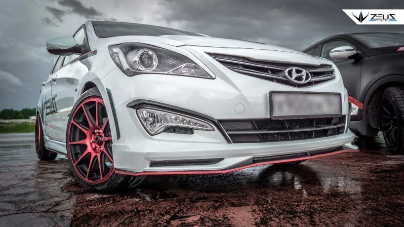 Аэродинамический обвес "ZEUS" Hyundai Solaris 2015-н.в. Рестайлинг купить недорого с доставкой в Канск