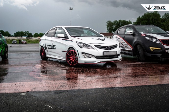 Аэродинамический обвес "ZEUS" Hyundai Solaris 2015-н.в. Рестайлинг купить недорого с доставкой в Канск