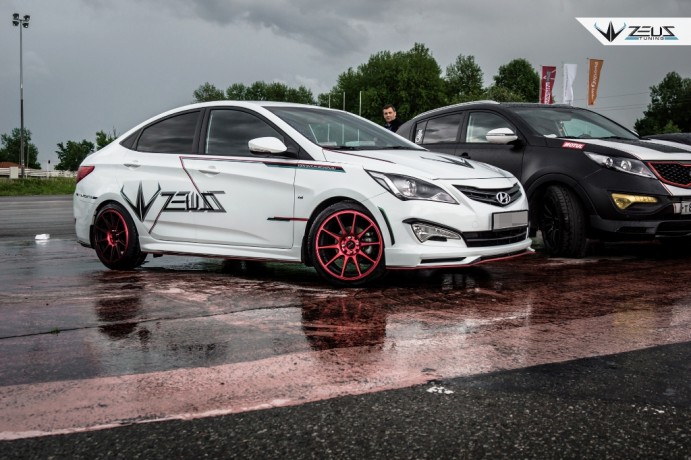 Аэродинамический обвес "ZEUS" Hyundai Solaris 2015-н.в. Рестайлинг купить недорого с доставкой в Канск