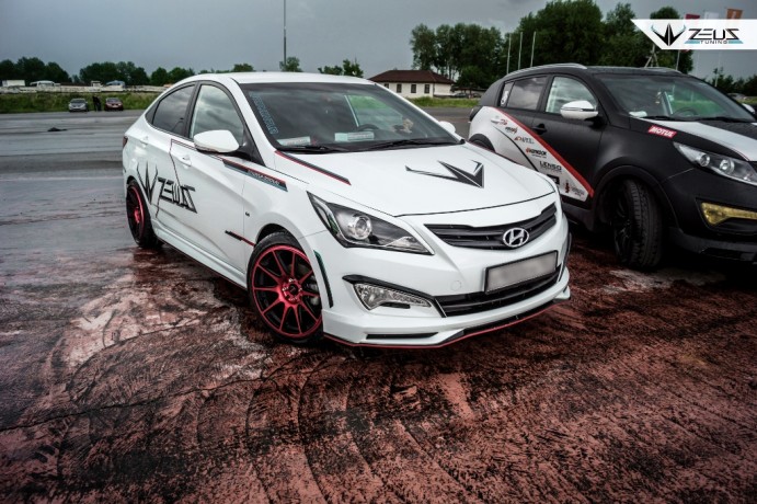 Аэродинамический обвес "ZEUS" Hyundai Solaris 2015-н.в. Рестайлинг купить недорого с доставкой в Канск