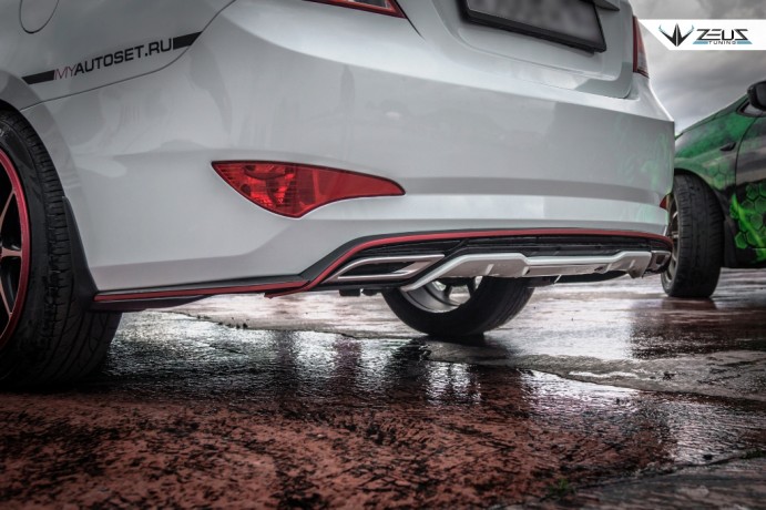 Аэродинамический обвес "ZEUS" Hyundai Solaris 2015-н.в. Рестайлинг купить недорого с доставкой в Канск