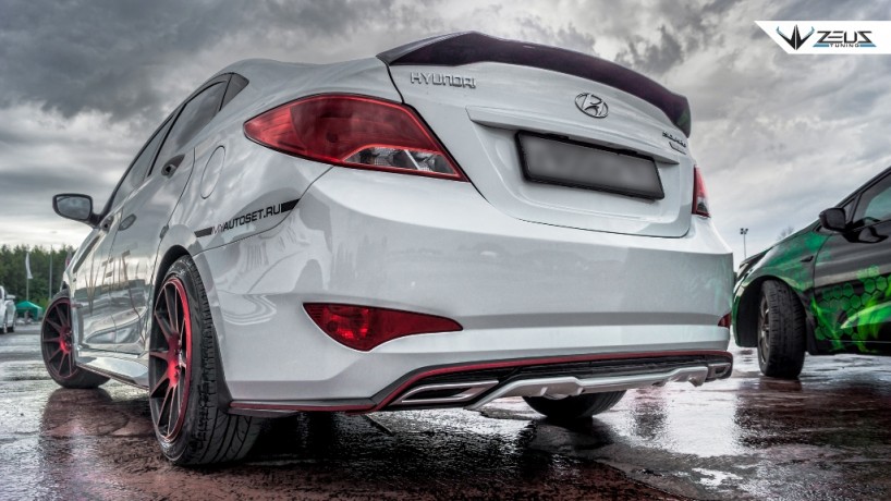 Аэродинамический обвес "ZEUS" Hyundai Solaris 2015-н.в. Рестайлинг купить недорого с доставкой в Канск
