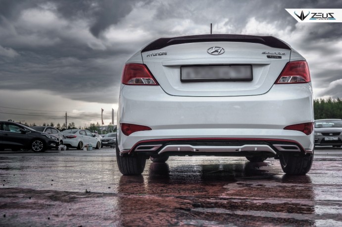 Аэродинамический обвес "ZEUS" Hyundai Solaris 2015-н.в. Рестайлинг купить недорого с доставкой в Канск