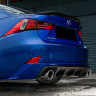 Диффузор заднего бампера №1 (с килями) для Lexus IS III (с 2013-2022) купить недорого с доставкой в Канск