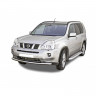 Защита переднего бампера «Труба» (d63,5) для Nissan X-Trail (2007-2011)(Окрашенное) купить недорого с доставкой в Канск