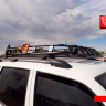 Багажник экспедиционный Chevrolet Niv@ SE на поперечины рейлингов (не окрашенный) купить недорого с доставкой в Канск