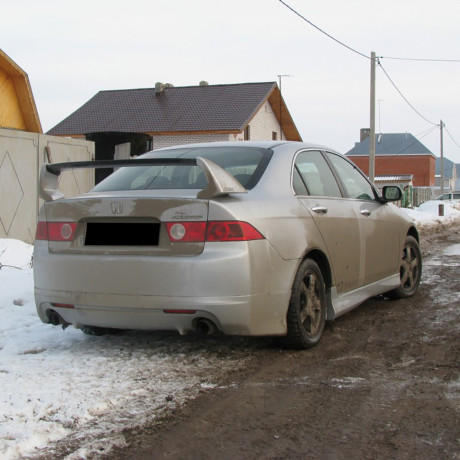 Накладки на пороги "Mugen" для Honda Accord (2002-2006) купить недорого с доставкой в Канск