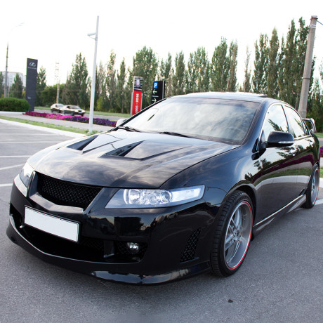 Накладки на пороги "Mugen" для Honda Accord (2002-2006) купить недорого с доставкой в Канск
