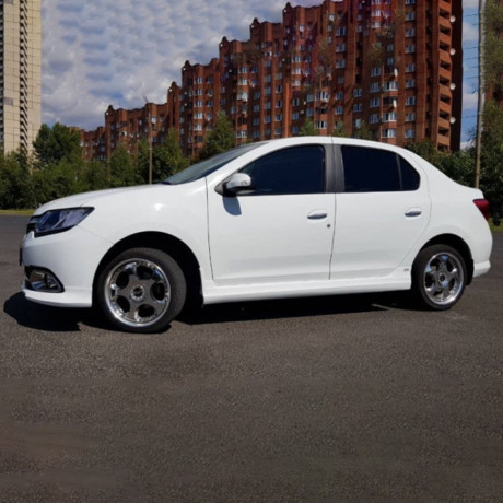 Накладки на пороги "BRAZ" для Renault Logan 2 купить недорого с доставкой в Канск