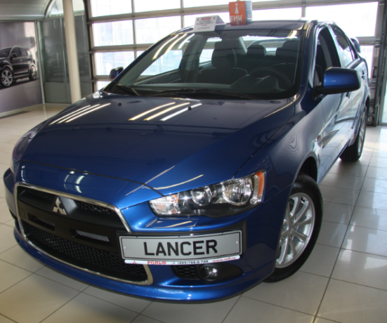 Рамка под номер на передний бампер для Mitsubishi Lancer X (2010-2016) купить недорого с доставкой в Канск