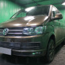 Защита радиатора "Standart" Volkswagen T6 Transporter, Multivan,Caravelle (2015-2020) низ, чёрная купить недорого с доставкой в Канск