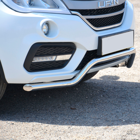 Защита переднего бампера d51мм «Волна» (НПС) LIFAN X60 (2017-н.в.) купить недорого с доставкой в Канск