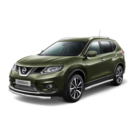 Накладка на решетку бампера (Без парктроника) O10мм (НПС) NISSAN X-Trail (2015-н.в.) купить недорого с доставкой в Канск
