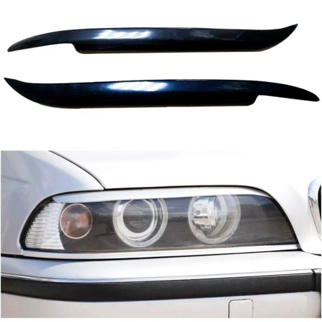 Накладки на фары (реснички) (верх) для BMW 5 Series E39 (1995-2004) купить недорого с доставкой в Канск