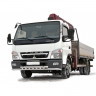 Защита переднего бампера «Труба двойная» для Mitsubishi Fuso Canter (2018)(Окрашенное) купить недорого с доставкой в Канск