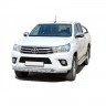 Защита переднего бампера «Труба двойная» (d63,5) для Toyota Hilux pickup (2017-н.в.)(Окрашенное) купить недорого с доставкой в Канск