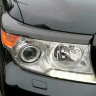 Накладки на фары (реснички) для Toyota Land Cruiser 200 (2007-2012) купить недорого с доставкой в Канск