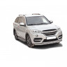 Защита переднего бампера «Труба двойная» (d63,5) для Lifan X60 (2016-н.в.)(Окрашенное) купить недорого с доставкой в Канск