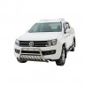 Кенгурин с дополнительной защитой двигателя (d63.5) для Volkswagen Amarok (2010-2016)(Окрашенное) купить недорого с доставкой в Канск
