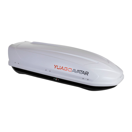 Автобокс YUAGO Avatar (тиснение) (EuroLock), белый, 460л купить недорого с доставкой в Канск