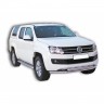 Защита порогов с алюминиевым листом (d63,5) для Volkswagen Amarok (2010-2016)(Окрашенное) купить недорого с доставкой в Канск