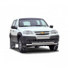Защита переднего бампера «Труба двойная» B@3 2123 "Chevrolet Niv@" RS (d51/d63,5) нержавеющая сталь, (без коробочек) купить недорого с доставкой в Канск