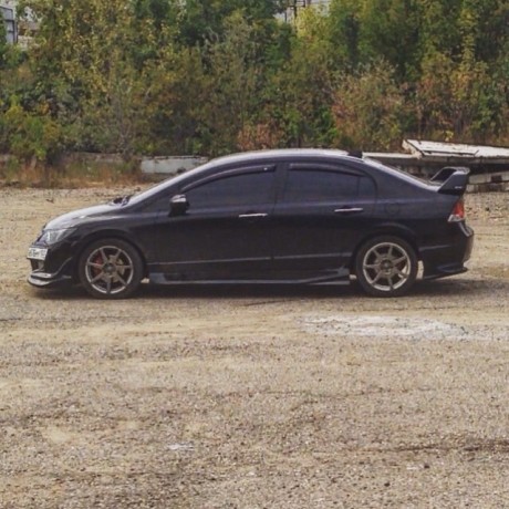 Накладки на пороги "Bomex" Honda Civic 4D купить недорого с доставкой в Канск
