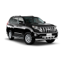 Защита переднего бампера двойная с пластинами d63/63мм (НПС) Toyota Land Cruiser Prado 150 (2013-2016 г.в.) купить недорого с доставкой в Канск