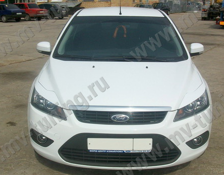 Накладки на фары (реснички) широкие var №2 для Ford Focus 2 (2008-2011) купить недорого с доставкой в Канск