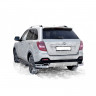 Защита заднего бампера «Уголки двойные» (d63,5) для Lifan X60 (2016-н.в.)(Окрашенное) купить недорого с доставкой в Канск
