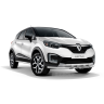 Защита переднего бампера двойная с пластинами d63/63мм (НПС) RENAULT Kaptur (2016-н.в.) купить недорого с доставкой в Канск