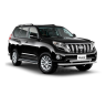Защита переднего бампера двойная d63/63мм (НПС) Toyota Land Cruiser Prado 150 (2013-2016 г.в.) купить недорого с доставкой в Канск