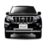Защита переднего бампера двойная d63/63мм (НПС) Toyota Land Cruiser Prado 150 (2013-2016 г.в.) купить недорого с доставкой в Канск