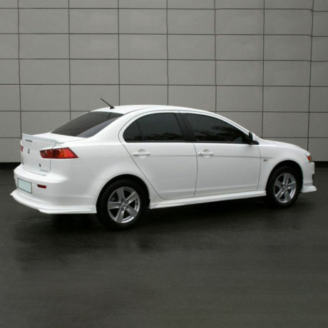 Накладка на задний бампер "GT" для Mitsubishi Lancer X купить недорого с доставкой в Канск