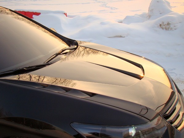 Капот пластиковый "Agressive Sport" var №2 для Honda Accord VIII (2008-2013) купить недорого с доставкой в Канск