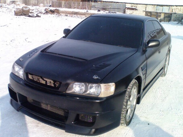 Капот пластиковый с жабрами "D-MAX" Toyota Chaser (100) купить недорого с доставкой в Канск