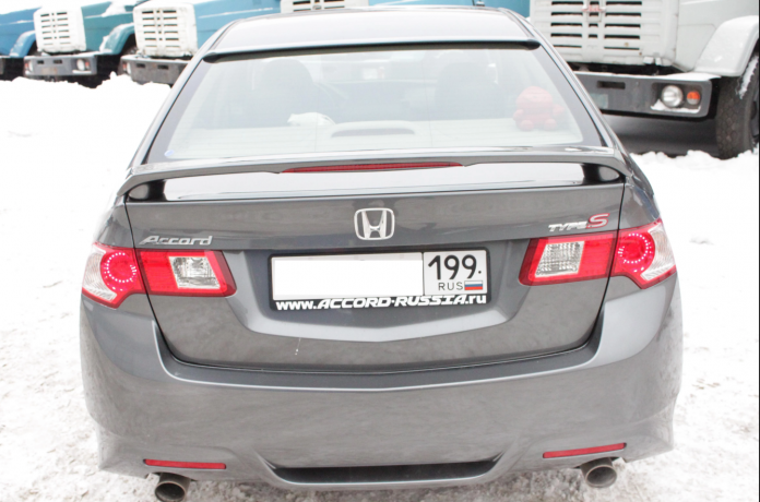 Спойлер (стоп-сигнал в комплект не входит) "Sport" для Honda Accord VIII (2008-2013) купить недорого с доставкой в Канск