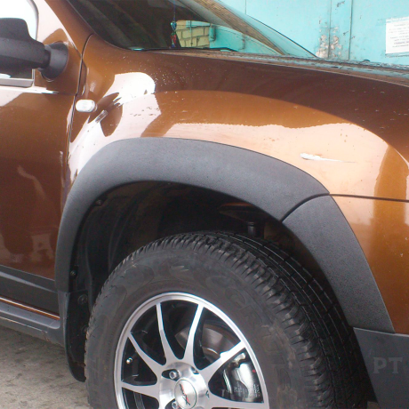 Накладки на крылья (8 шт) (ABS) RENAULT Duster (2016-2020 г.в.) купить недорого с доставкой в Канск