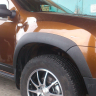 Накладки на крылья (8 шт) (ABS) RENAULT Duster (2016-2020 г.в.) купить недорого с доставкой в Канск