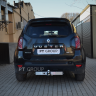 ТСУ /съёмный квадрат/ с НЕРЖ накладкой RENAULT Duster 2016-2020 г.в. купить недорого с доставкой в Канск