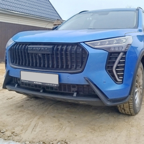Мелкоячеистая сетка с зимней заглушкой "КАРТ" на защёлках для HAVAL JOLION new купить недорого с доставкой в Канск