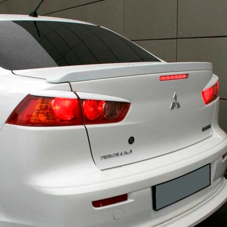 Накладки (реснички) на задние фары "4 части" Mitsubishi Lancer X (2007-2016 г.в.) купить недорого с доставкой в Канск