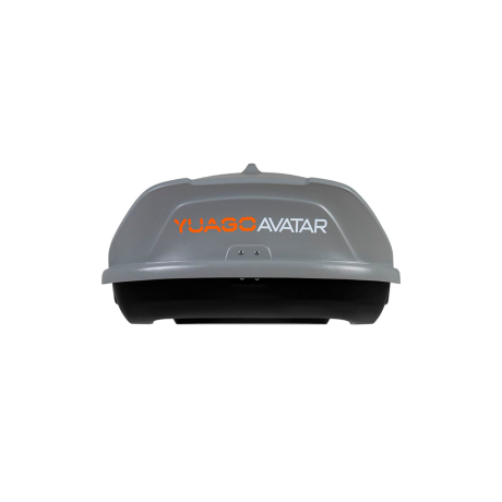 Автобокс YUAGO Avatar (тиснение) (EuroLock), серый, 460л купить недорого с доставкой в Канск